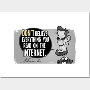 Abe's Internet Advice. Posters and Art